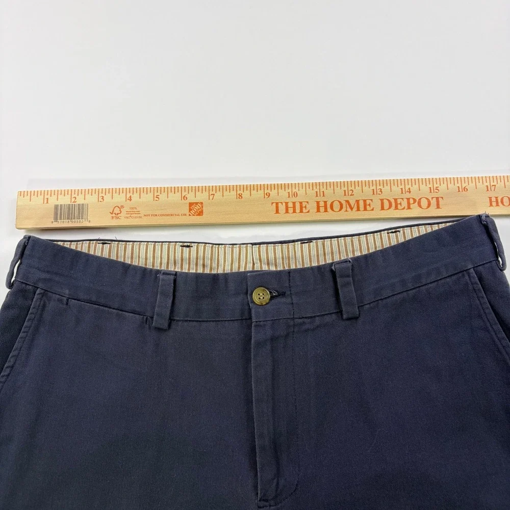 Bills Khakis M3 Trim Fit Chinos Mens 34 Navy Blue Cotton Made in USA Pants